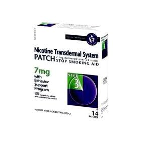 Novartis Nicotine Transdermal System Stop Smoking Aid Patch, Step 3, 7 mg - 14 ea