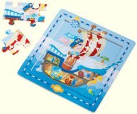 Childrens Toyshop  Toys : Haba Magnetic Pirate Ship Puzzle