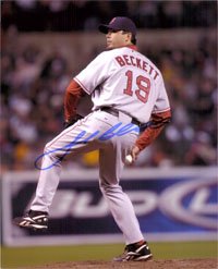 Signed Beckett, Josh (Boston Red Sox) 8x10 Photo