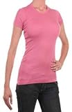 Splendid 1x1 Short Sleeve Crew in Rosebud