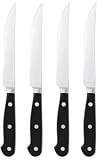 MIU France 4-Piece, 4.5-Inch Forged High Carbon Stainless Steel Steak Knife Set (# 90056)