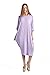 82 Days Women'S Rayon Span Kimono Loose Fit Mid Long Jersey Dress - Solid