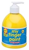 Pump Finger Paint- Yellow