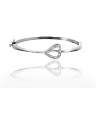 0.60ct Vs Diamond Accented Bangle 14k Gold
