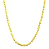 14 Karat Yellow Gold 1.2-mm Diamond-cut Alternate Bead Ball Chain (20 Inch)