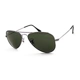 RAY BAN 3044 AVIATOR SMALL METAL W3100 GUNMETAL SUNGLASSES SHADES