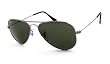 RAY BAN 3044 AVIATOR SMALL METAL W3100 GUNMETAL SUNGLASSES SHADES [Apparel]