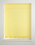 Light Yellow / Buttercup - Plain Castle / Turret Edge Roller Blind / Blinds - 60x160cm