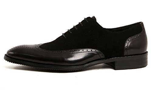 Serdaomani Mens Leather Formal Beathable Anti Slip Point Toe  display picture 3