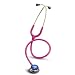 3M Littmann Classic II S.E. Stethoscope, Rainbow-Finish Chestpiece, Raspberry Tube, 28 inch, 2829RBW