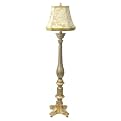 Ornate Floor Lamp - Silver (60")