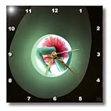 Ballerinas dancing underwater in a swimming pool - 10x10 Wall Clock