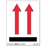 Red Arrows Self-Adhesive Shipping Labels, 3 x 4, 500/Roll