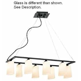 Access Lighting 64048-ORB-AMB Thea 8 Light Single Tier Chandelier in Oil Rubbed Bronze... by Access Lighting