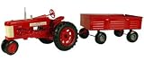 Ertl International Harvester Farmall 350 Diecast Tractor and Wagon Farm Toy 1:16 Scale