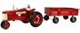 Ertl International Harvester Farmall 350 Diecast Tractor and Wagon Farm Toy 1:16 Scale