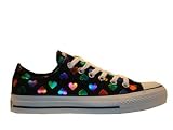 Converse Chuck Taylor Hearts Ox Black Red