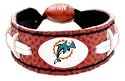Miami Dolphins Classic Football Bracelet
