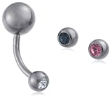 Titanium AMBD99435 Ladies Body Bar