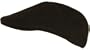 Wool Ivy Scally Cap Fitted Flat Hat Solid Chocolate Brown Newsboy Golf Punk Driver (S / M = (6 7/8 - 7 1/8), Brown)
