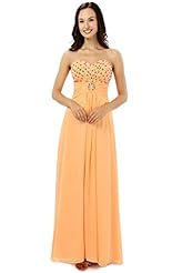 Chiffon Sweetheart Crystals Open-Back Lace-Up Pleated Sequined  Beaded Crystal Evening Dress  With Rhinestones