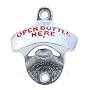 Open Bottle Here Wall Mount Bottle Opener