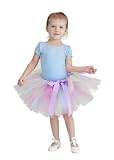 Little Miss Princess Tutu Madelyn Nicole Tutu-4/5 (Mint, Dusty Rose, Light Blue, and Wisteria)