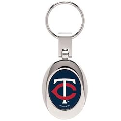 Minnesota Twins Domed Metal Keychain
