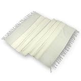 Forzieri White Pashmina & Silk Shawl