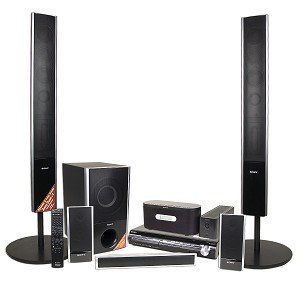 Sony BRAVIA DAV-HDX678WF 5.1 Channel 1000W 5-Disc DVD Home Theater System w/S-AIR Wireless, HDMI & iPod Dock