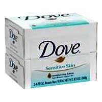 DOVE 4.25OZ BAR SENS 2PK