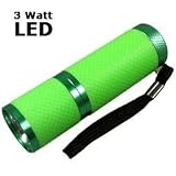 Produkt-Bild: Taschenlampe 3W High-Power LED in neongr&uuml;n