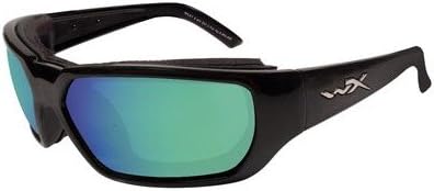 Wiley X Glasses - Rout Sunglasses With Polarized Emerald Mirror Lens