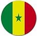 Senegal Flag Round Mouse Pad