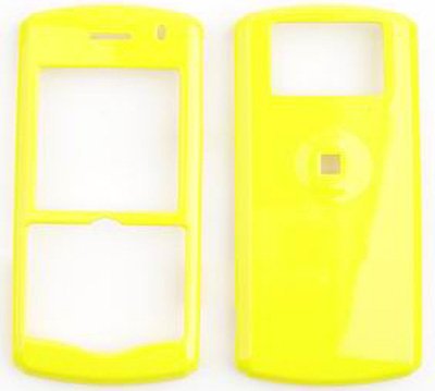 Blackberry Pearl 8100/8110/8120/8130 Honey Bright Yellow Hard Case/Cover/Faceplate/Snap On/Housing/Protector