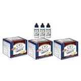 ThreeLac Candida Probiotic Defense 3 Boxes (60 packets per Box) & Oxygen Elements Plus 3 Bottles (1 fl. oz. per Bottle) by Global Health Trax