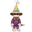 TY Beanie Baby - HAPPY BIRTHDAY Sock Monkey