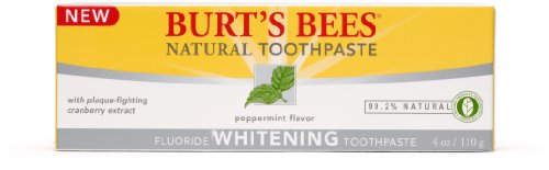 Burts Bees Natural Toothpaste of 4)
