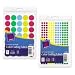 Avery 5796 Assorted Removable See-Through Color Dots, 1/4" Round (Pack of 860)