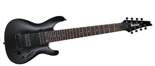 Ibanez S8BK Black 8-String Electric Guitar