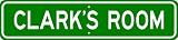 CLARK ROOM SIGN - Personalized Gift Boy or Girl, Aluminum