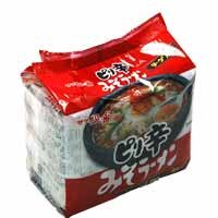 サンヨー食品 サッポロ一番 ピリ辛みそラーメン チゲ風 (6個入り)