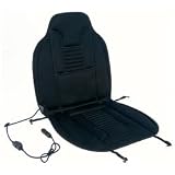 M Tronic Heated Auto Seat Cushion Foam Filling Elastic Fastener Hooks Straps DC Power Plug