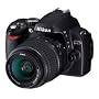 Bundle: D40 black + AF-S DX 18-55 mm Lens + PIX SLR Camera Case (15 x 11 x 14.5 cm) + Memory card SD 1 GB