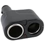 Two-Way 12V DC Car Charger Cigar Cigarette Lighter Double Power Adapter Socket Splitter, Black / DUAL SPLITTER / UNIVERSAL for suitable for cell phone, GPS, iPod, and PDA (ALL Cell Phone Models such as Apple iPhone , Acer, Asus, Audiovox, Blackberry, Casi