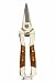 Search : Brook & Hunter Premium 1/2-Inch Garden Scissors With Wood Inlay Handle #SSS01-W-S