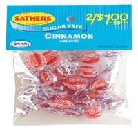 Sathers Sugar Free Hard Cinnamon Candy - 1 Oz Bag, 12 Ea by FARLEY'S & SATHER'S CANDY CO.