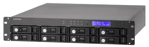 QNAP, 8-Bay NAS Rack TS-809U-RP 2U (Catalog Category: Drive Enclosures / HD Enclosures- SATA)