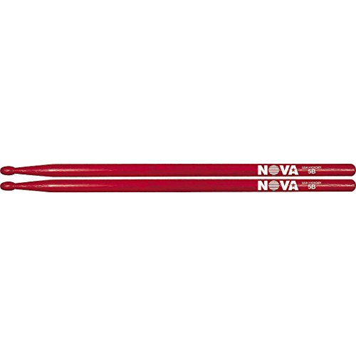 Vic Firth Nova Hickory Drumsticks Red 5B