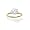 DiamonUltra&trade; Cubic Zirconia 18k Gold over Sterling Silver Ring Size 5